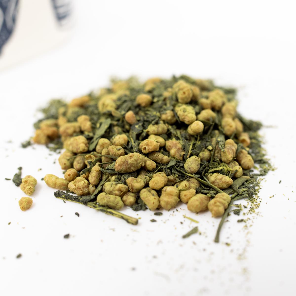general popcorn tea super closeup
