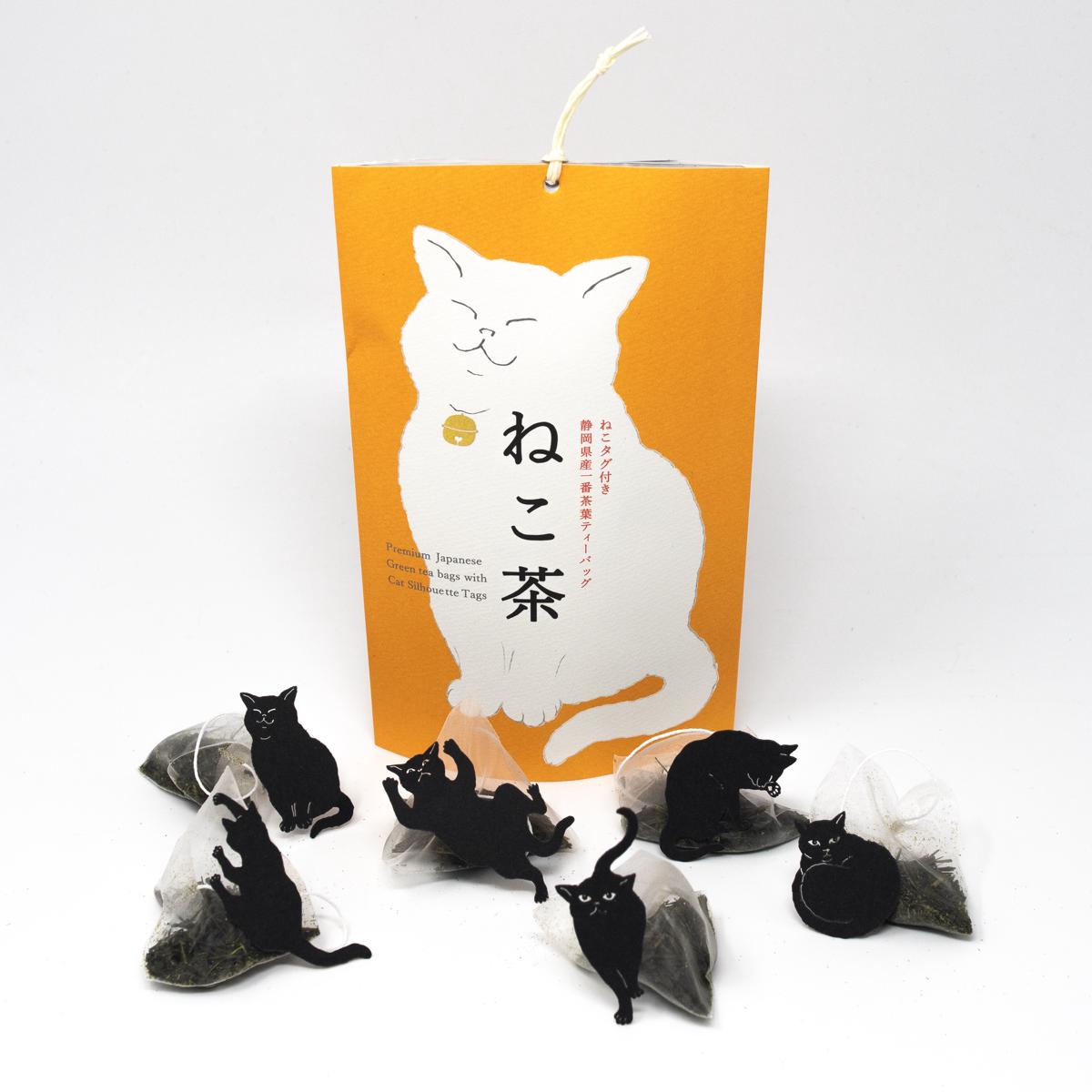 general cat green tea bags front