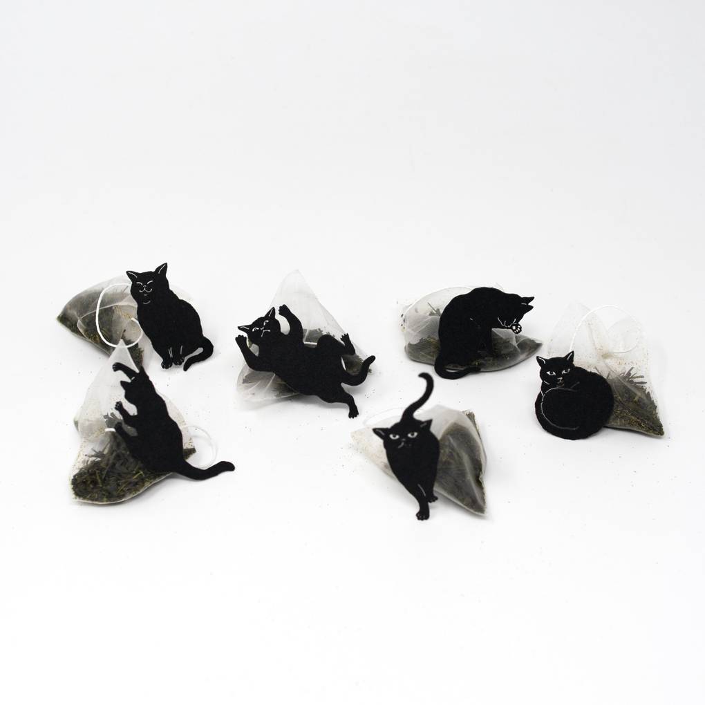 Image of Sencha Japanese Tea With Cat Tags