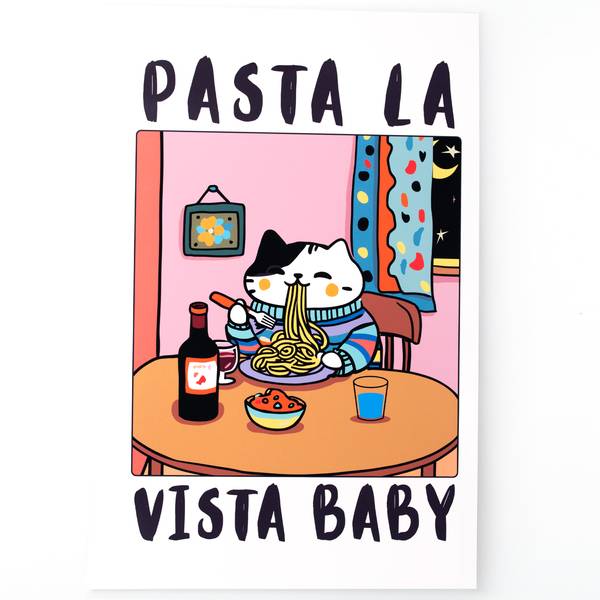 Image of Pasta La Vista Baby A3 Print