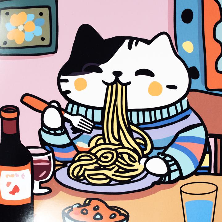 pasta la vista poster closeup