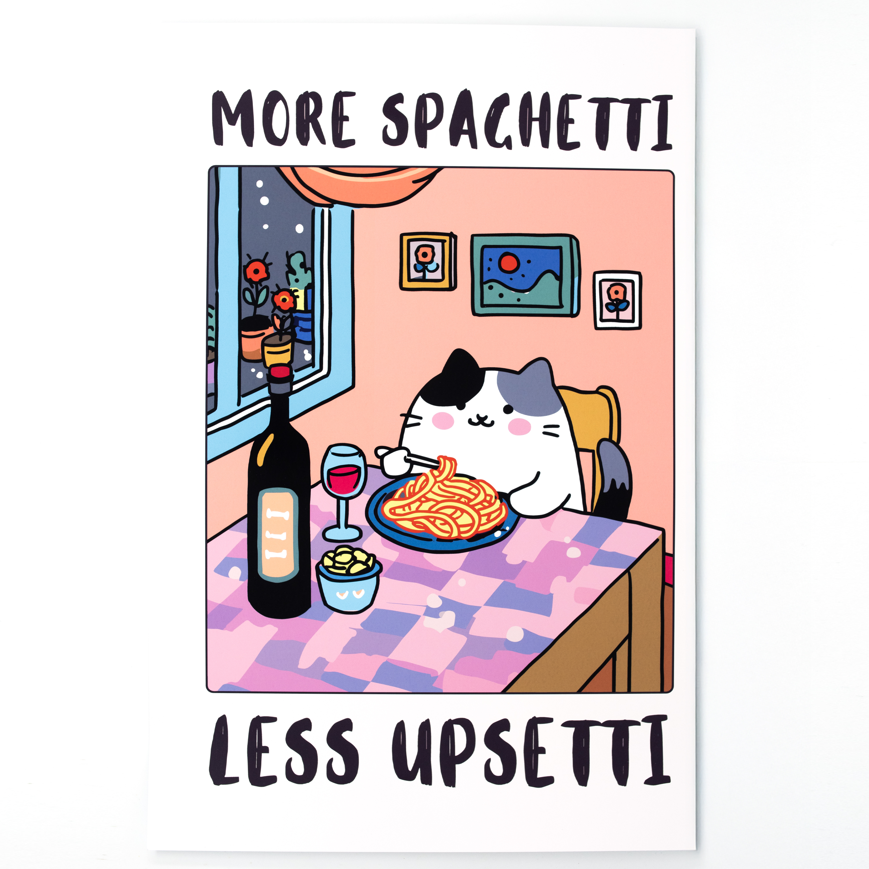 Image of More Spaghetti Less Upsetti A3 Print