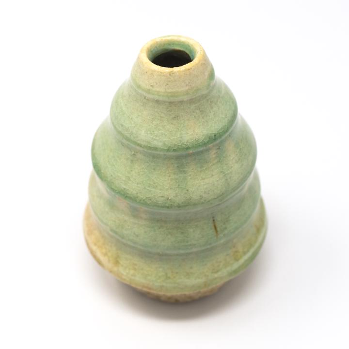 aya ogawa small green vase top angle