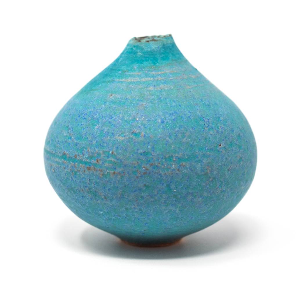 Image of Antique Blue Totto Bud Vase