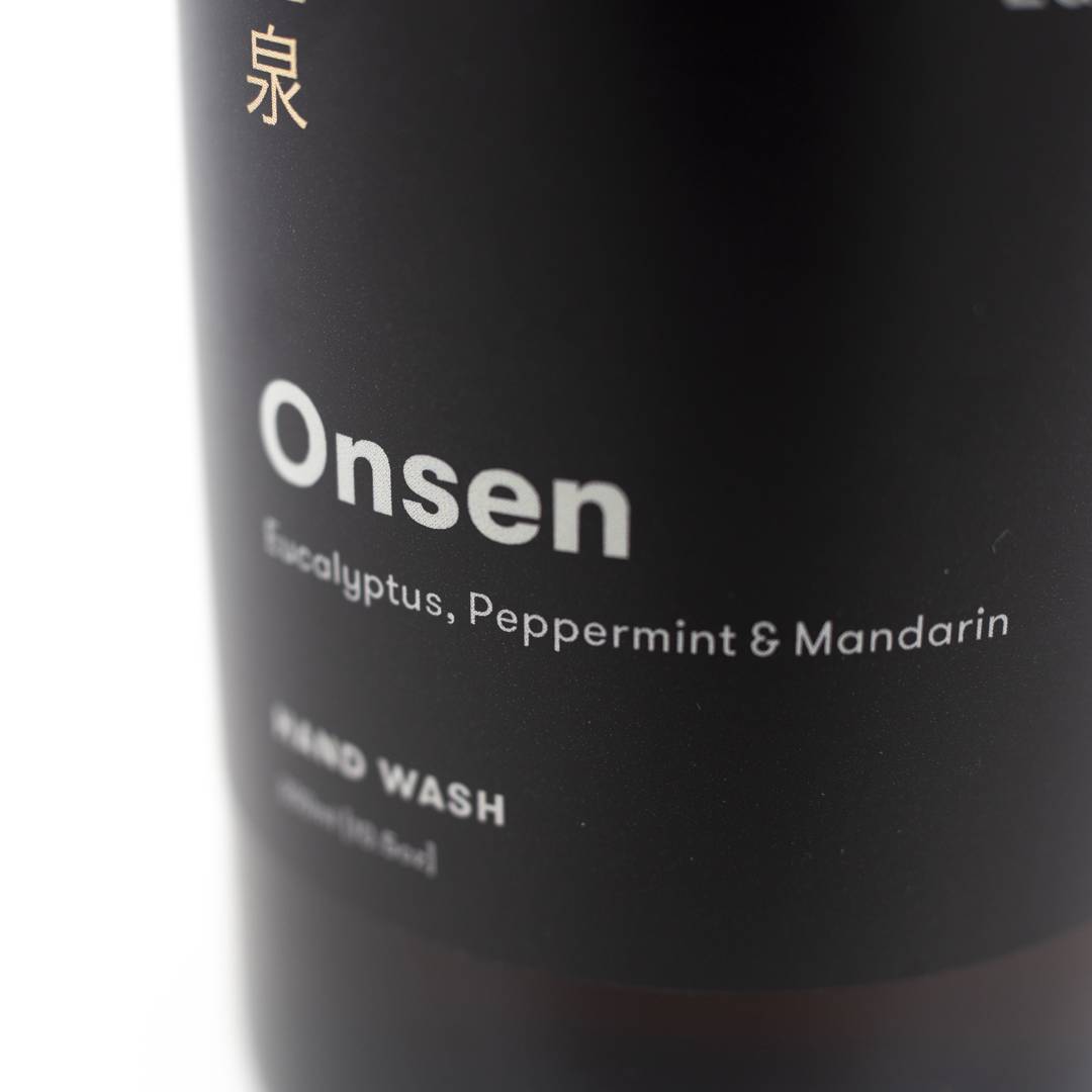 earl of east onsen hand wash closeup