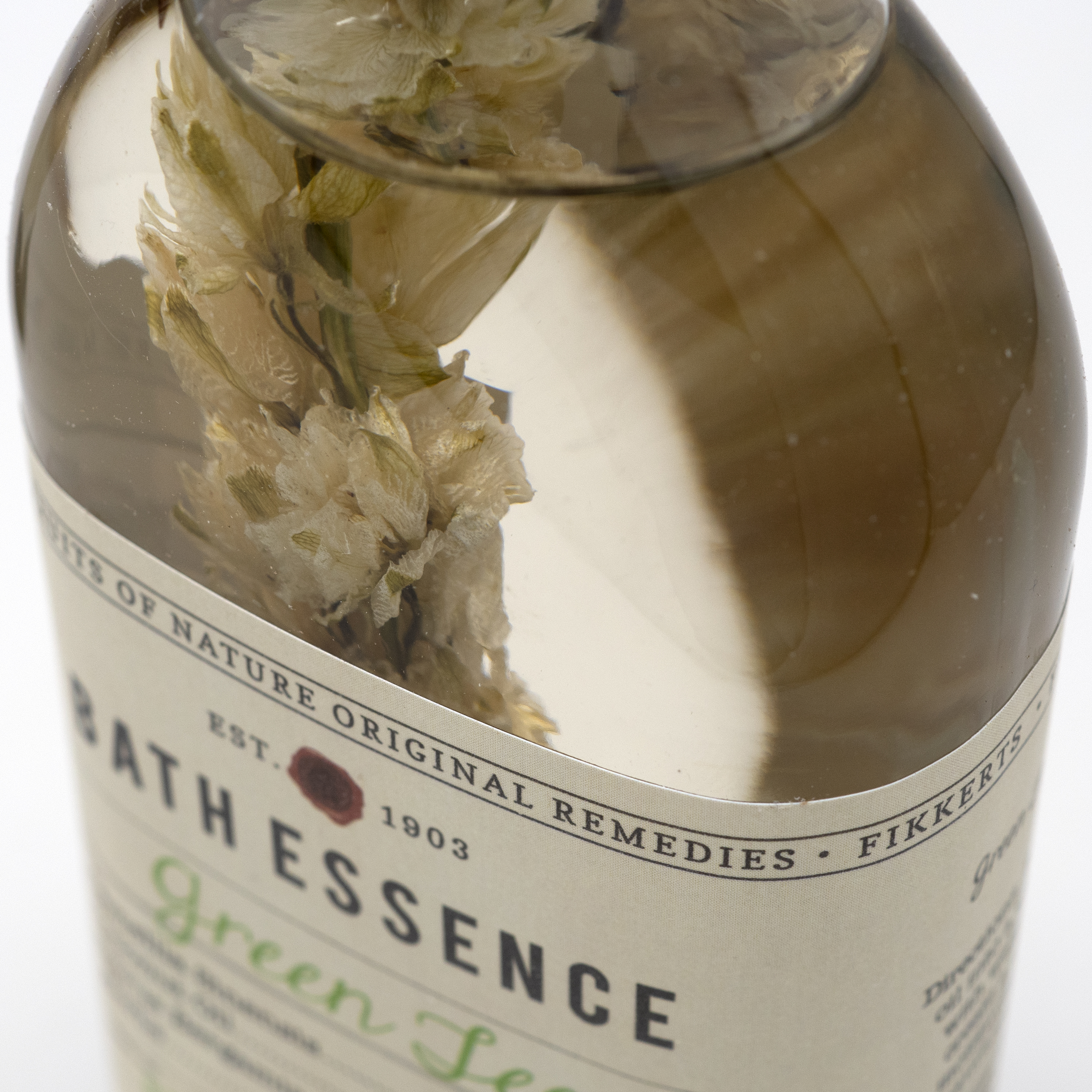 green tea bath essence closeup