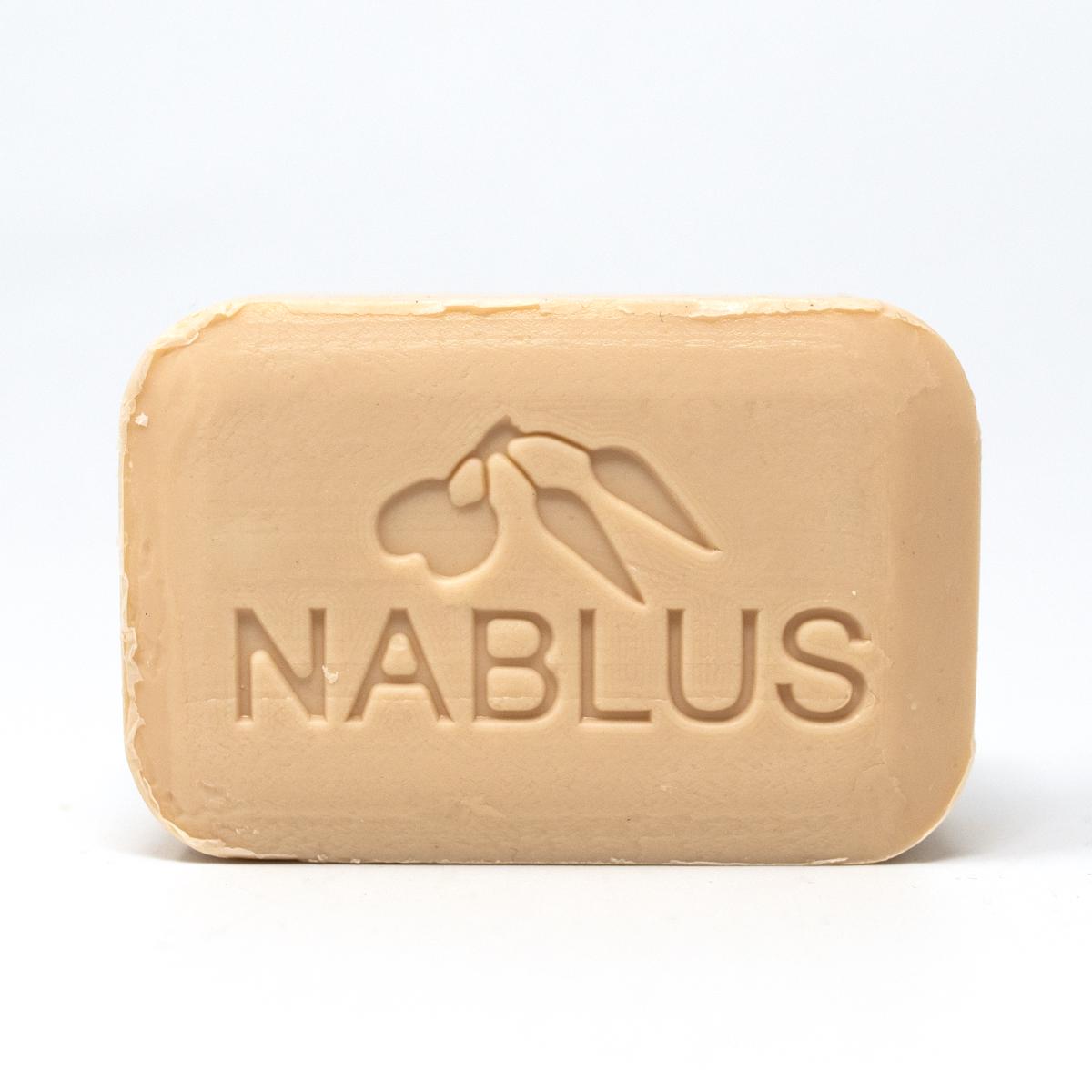 nablus rose olive soap bar front