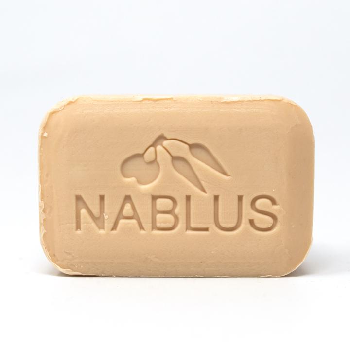 nablus rose olive soap bar front