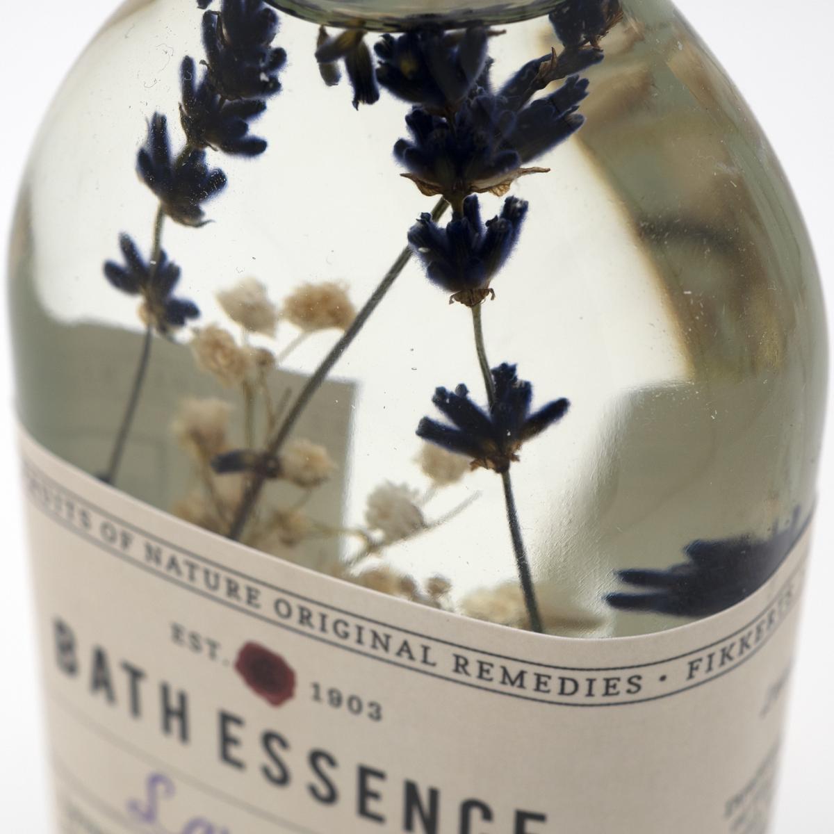 lavender bath essence closeup