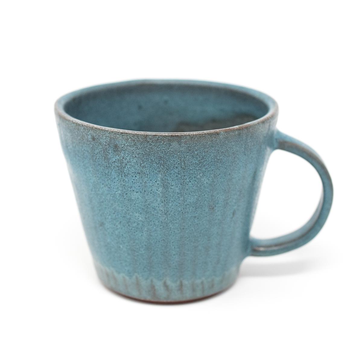 aya blue short coffee mug