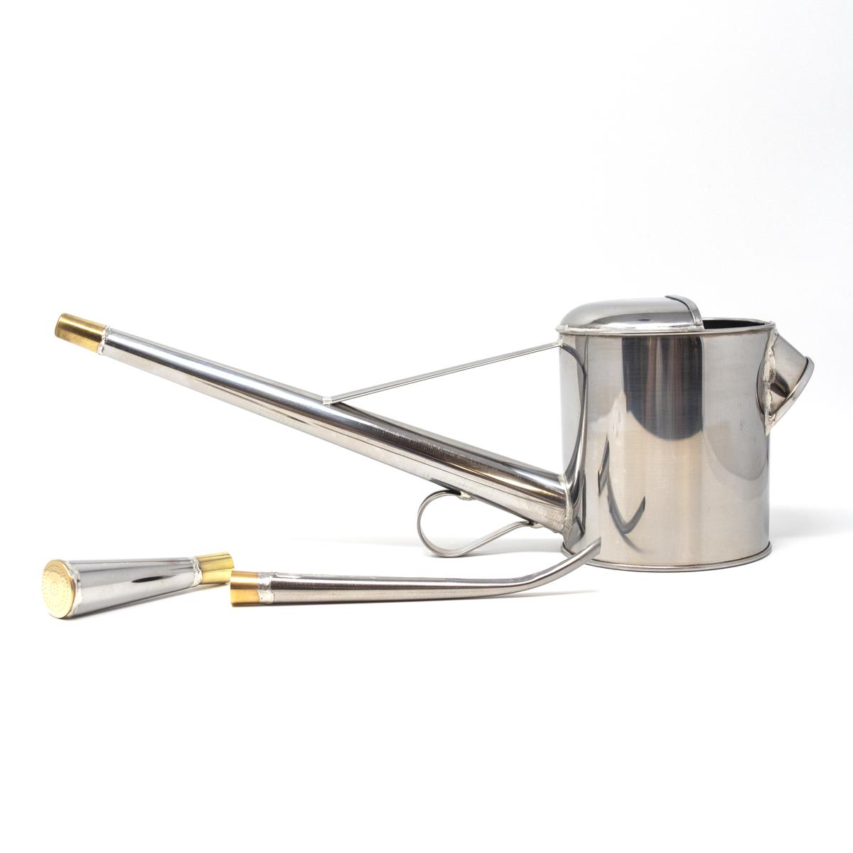 silver watering can