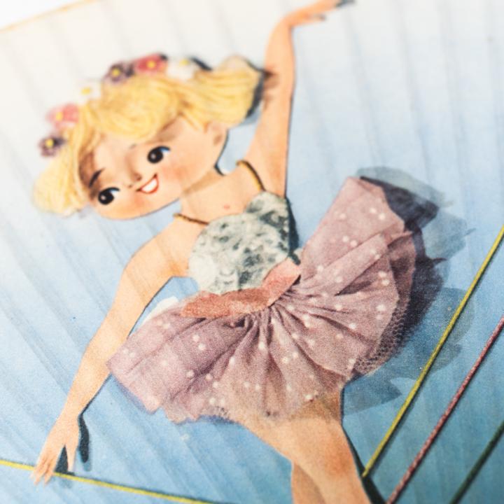 general japanese fan ballet closeup