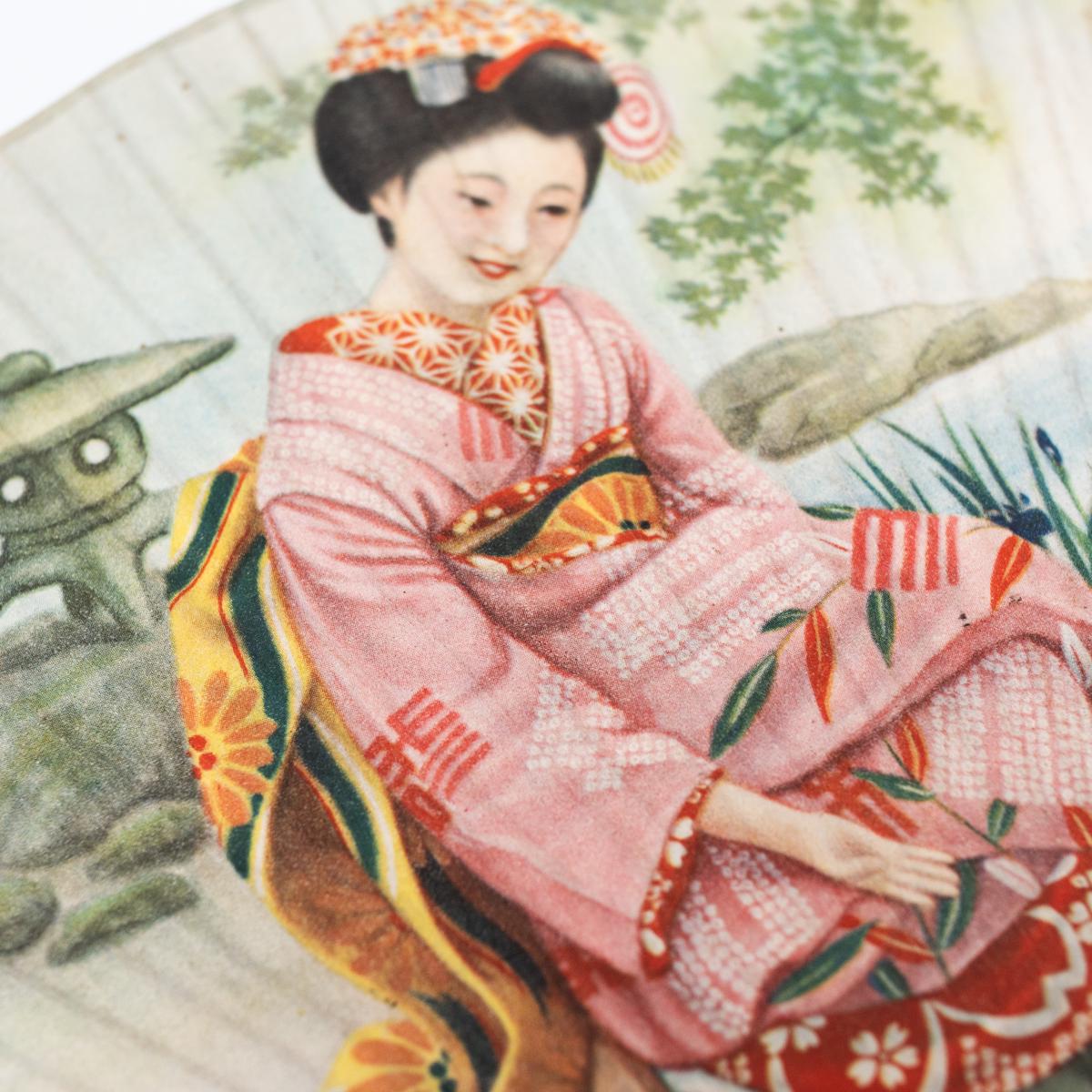 general japanese fan closeup