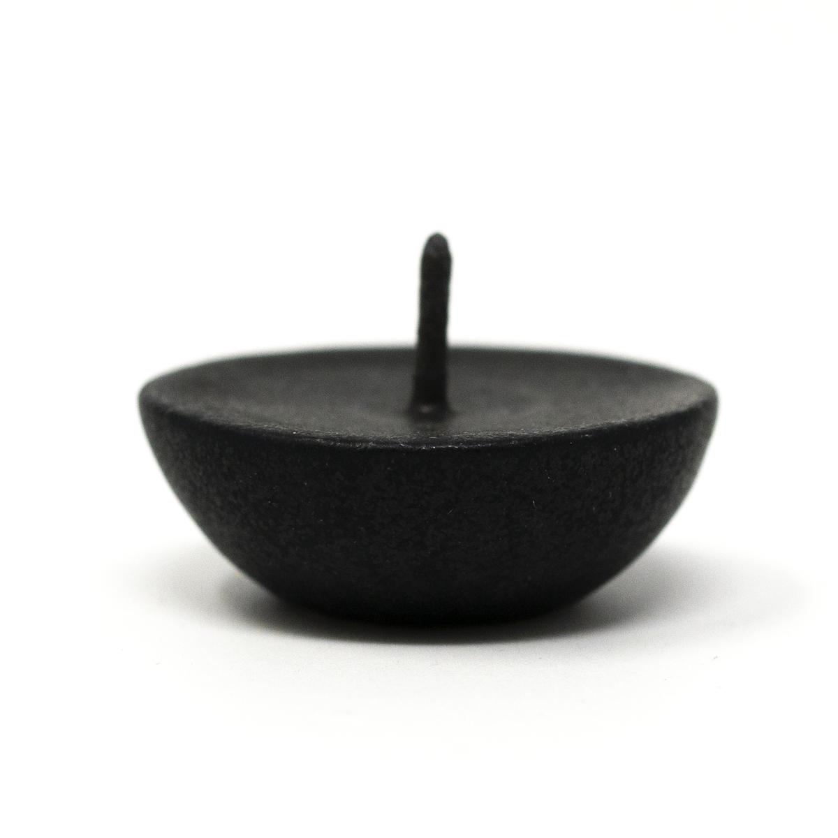 ifj round candle holder black side