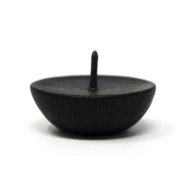 ifj round candle holder black side