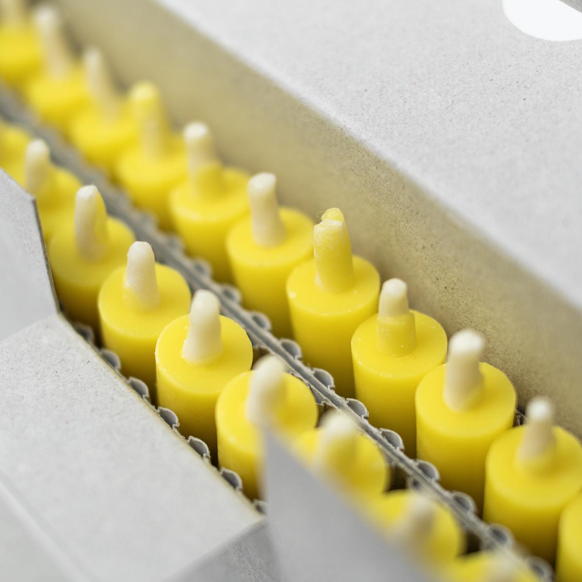 takazawa candle set grey open closeup