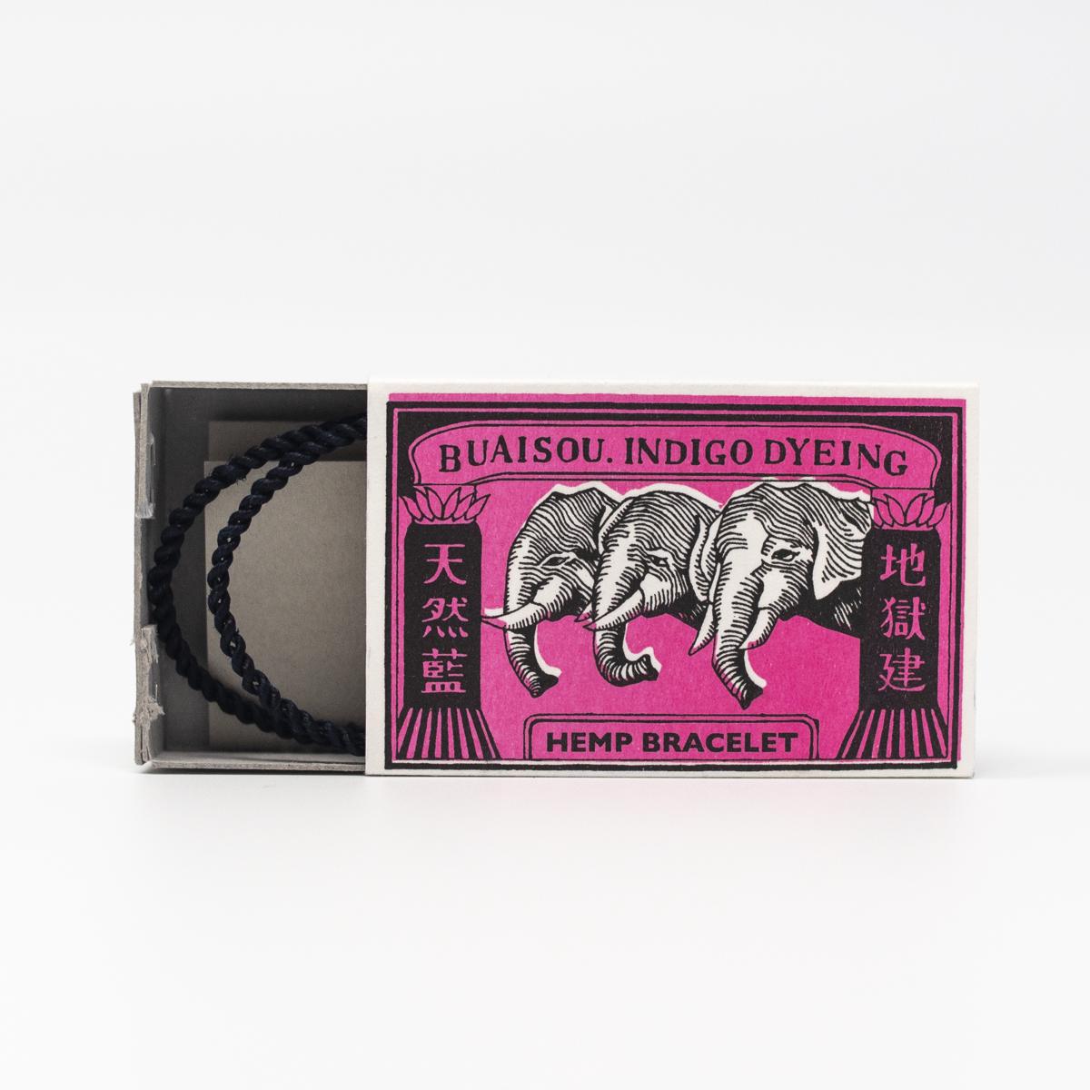buaisou hemp bracelet box open