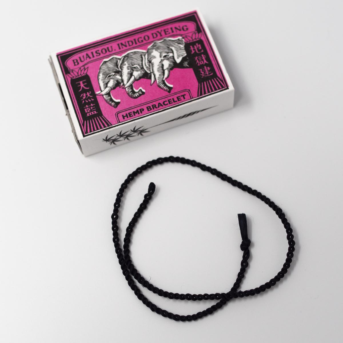buaisou hemp bracelet open