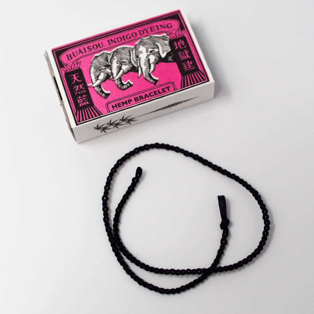 Image of BUAISOU Indigo Hemp Bracelet