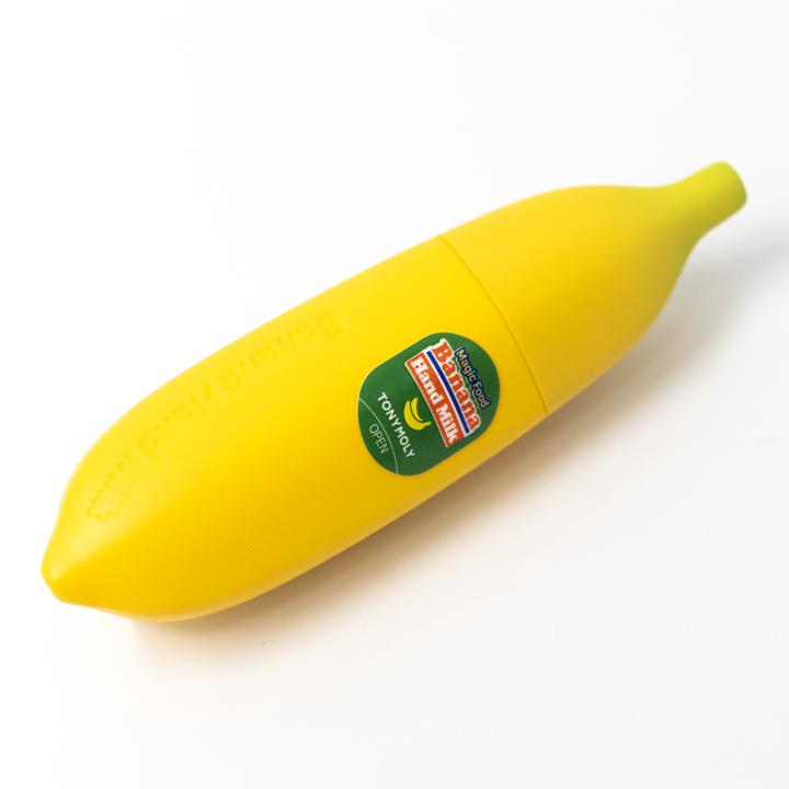 tonymoly banana hand milk open