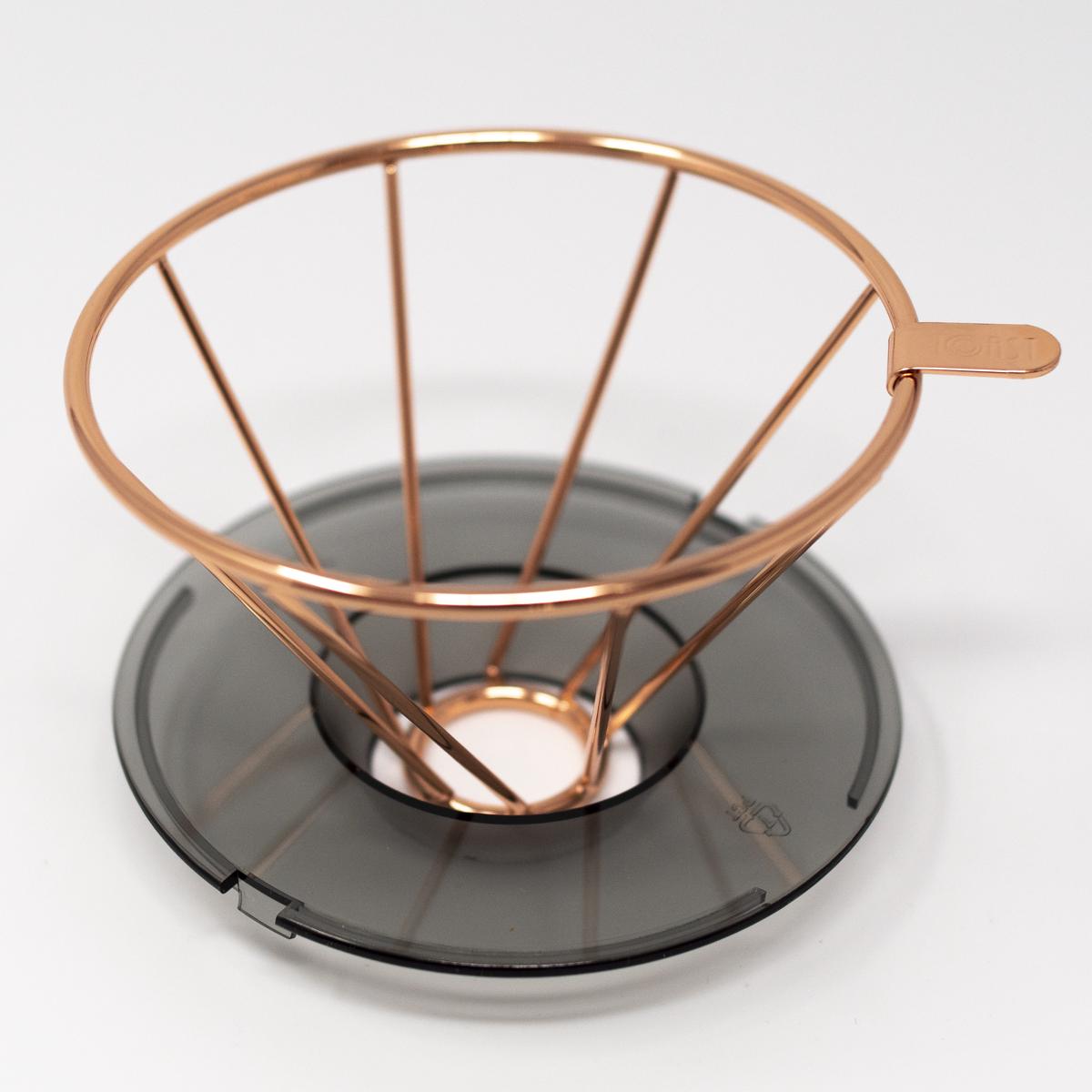 notable coffee dripper in holder