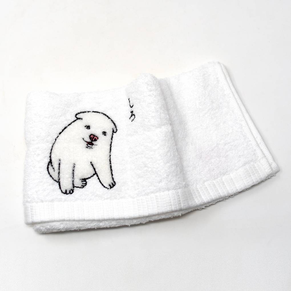 Image of Embroidered Japanese Hand Towel