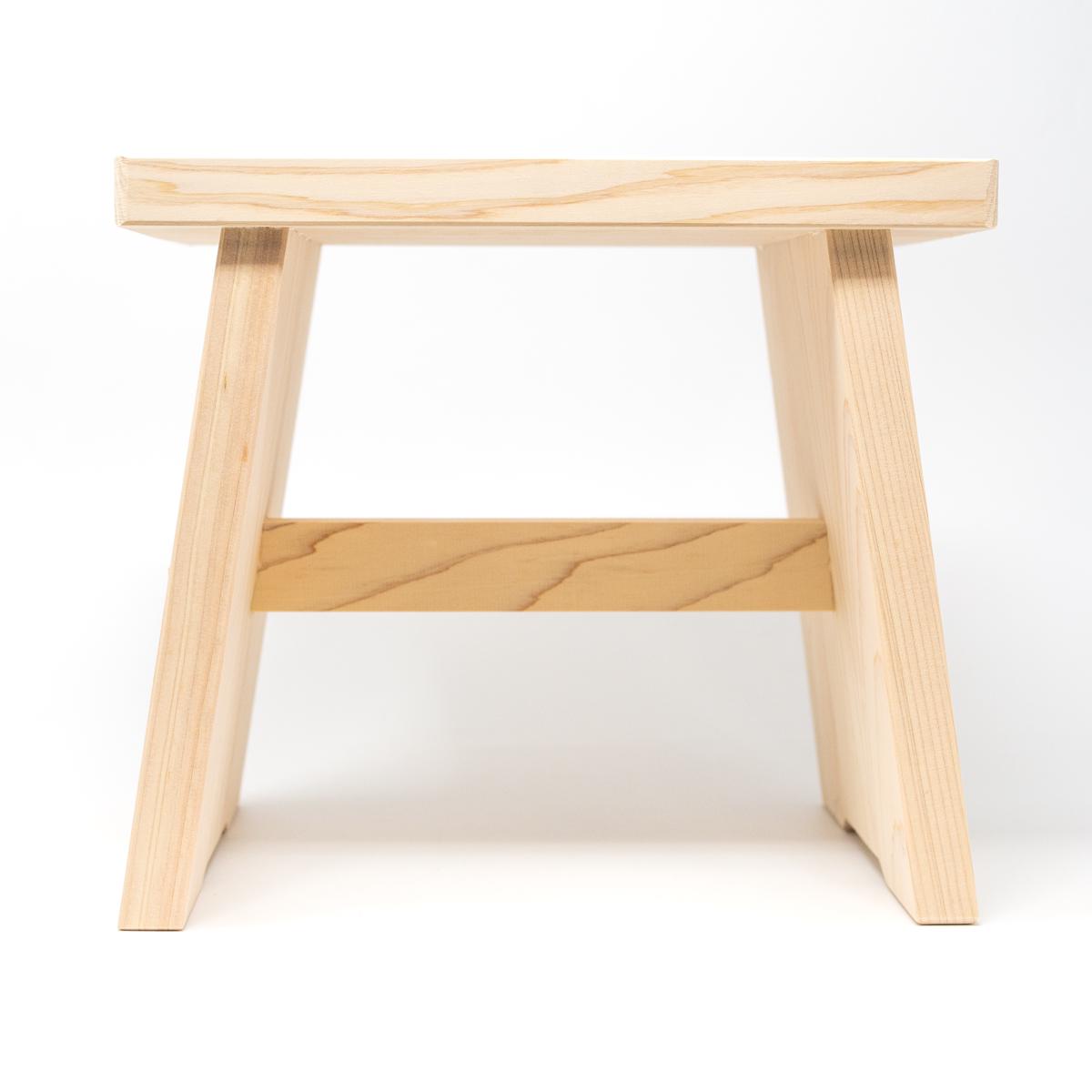 saikia hinoki stool end