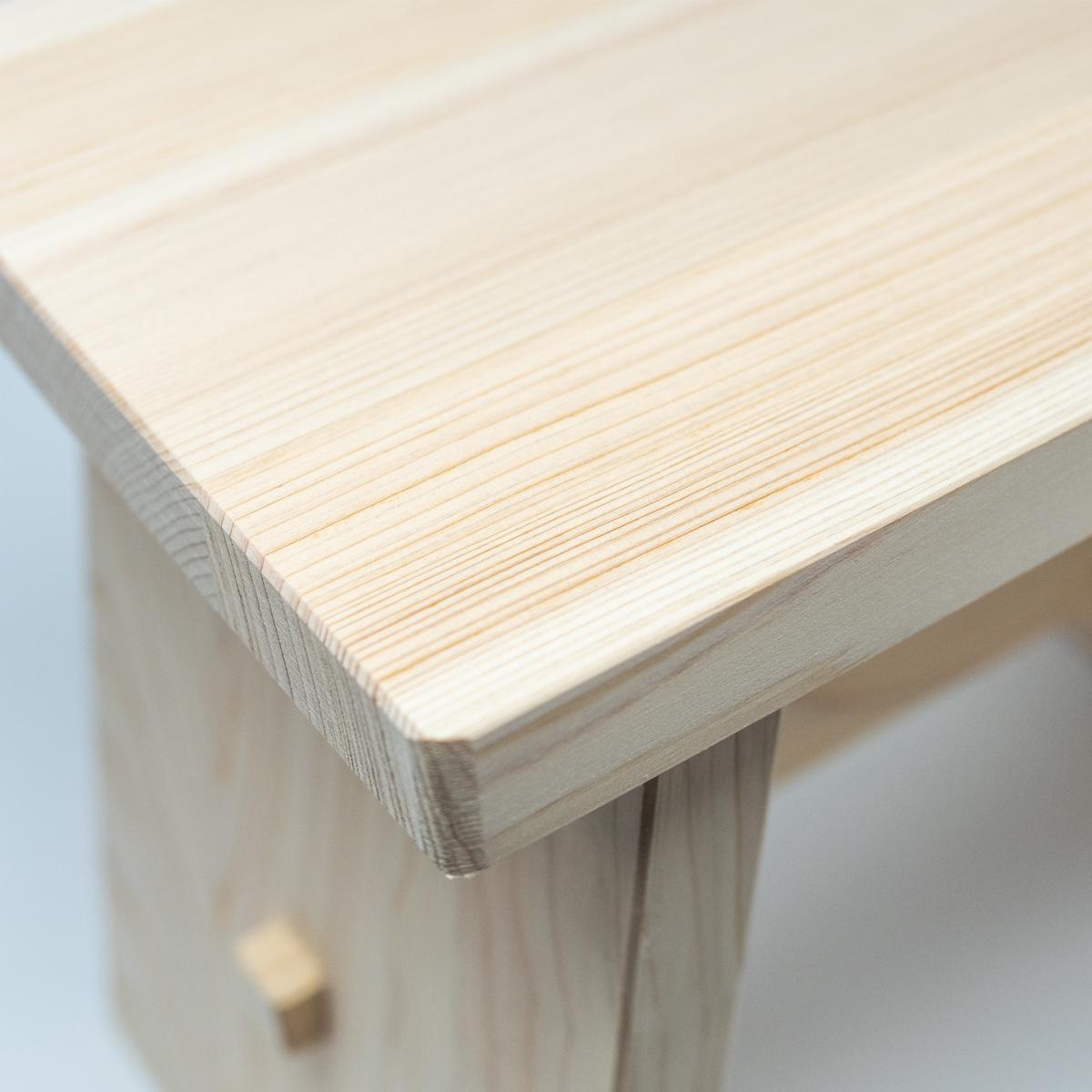 saikia hinoki stool closeup