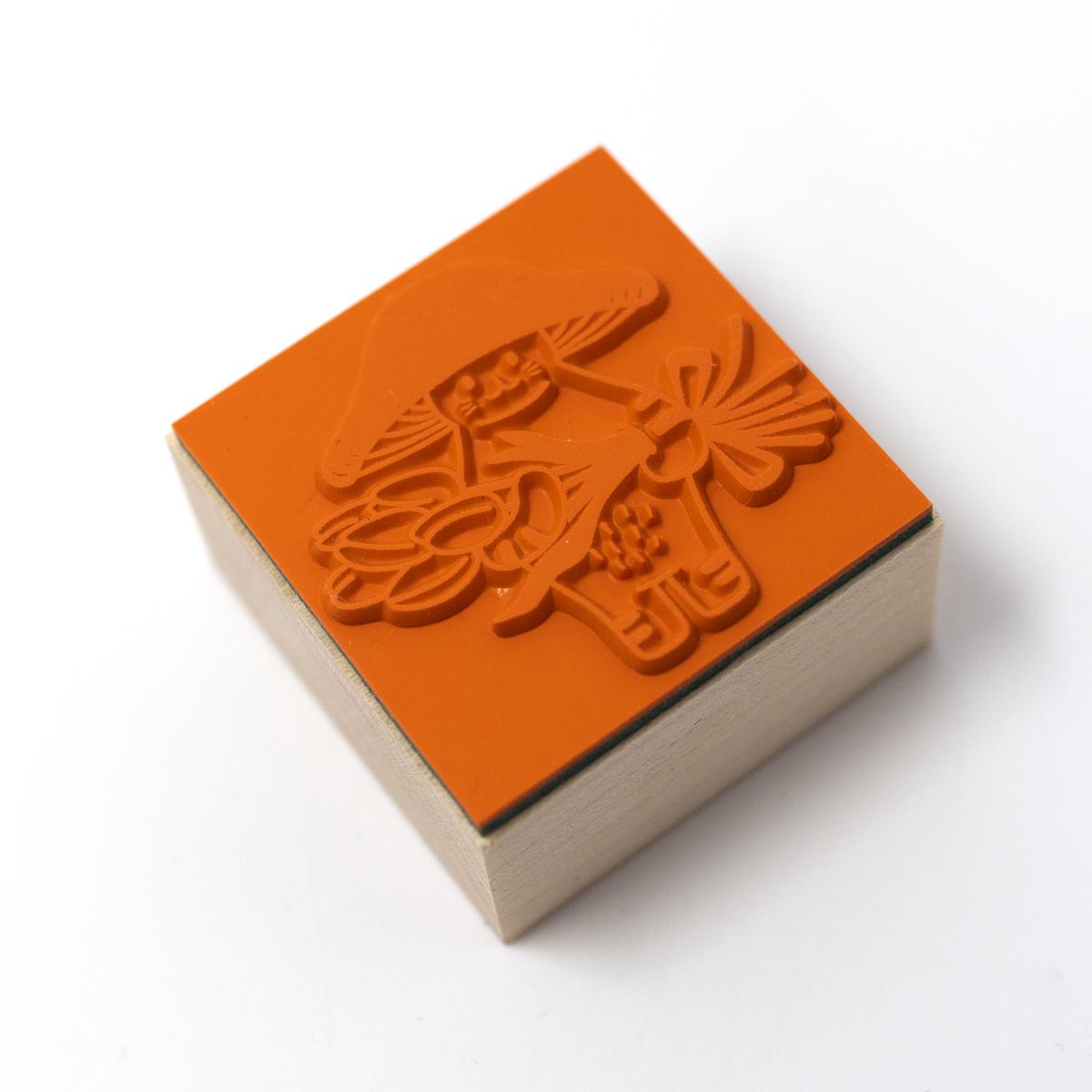 super stamp cat flowers top angle reverse