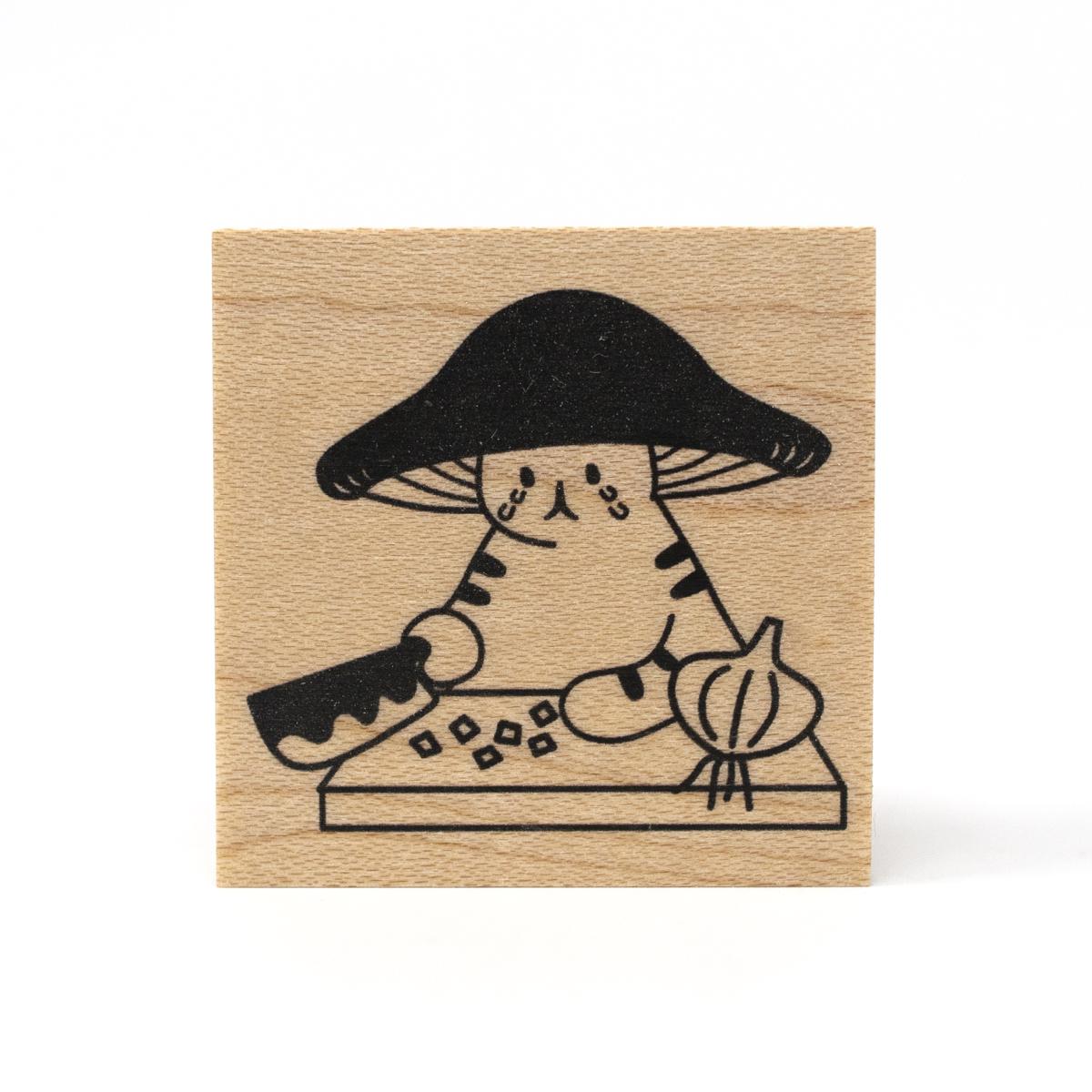 super stamp cat chopping onions
