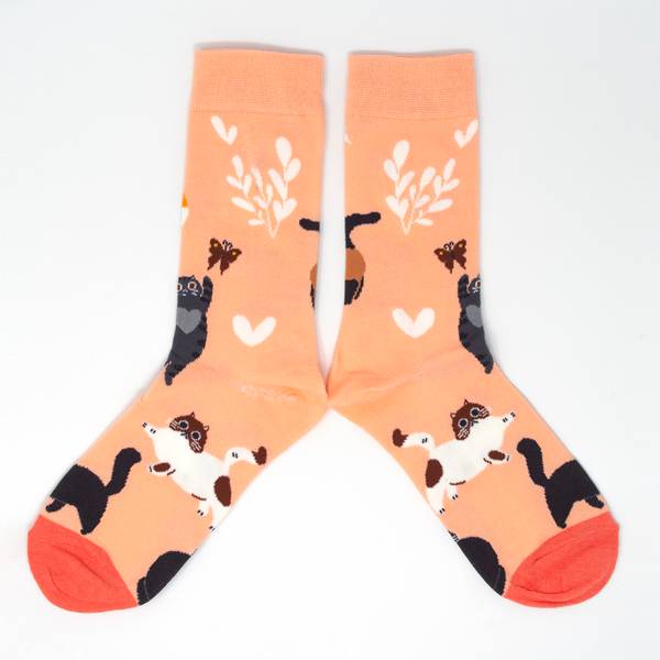 Image of Psychedelic Kitty Socks