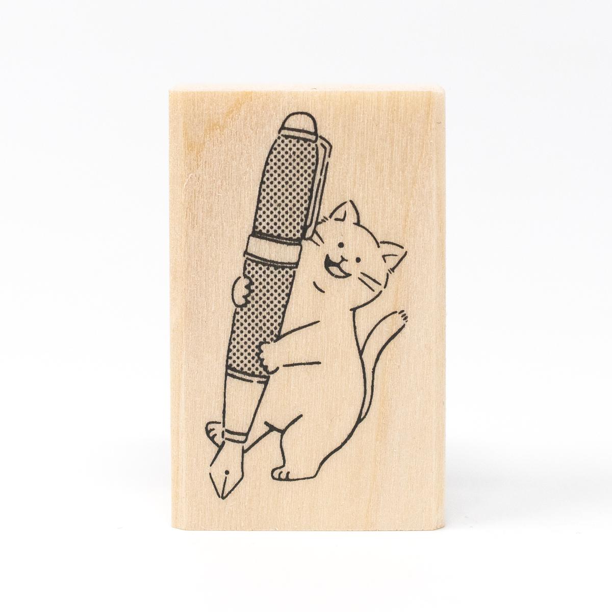 general cat stamp pen front