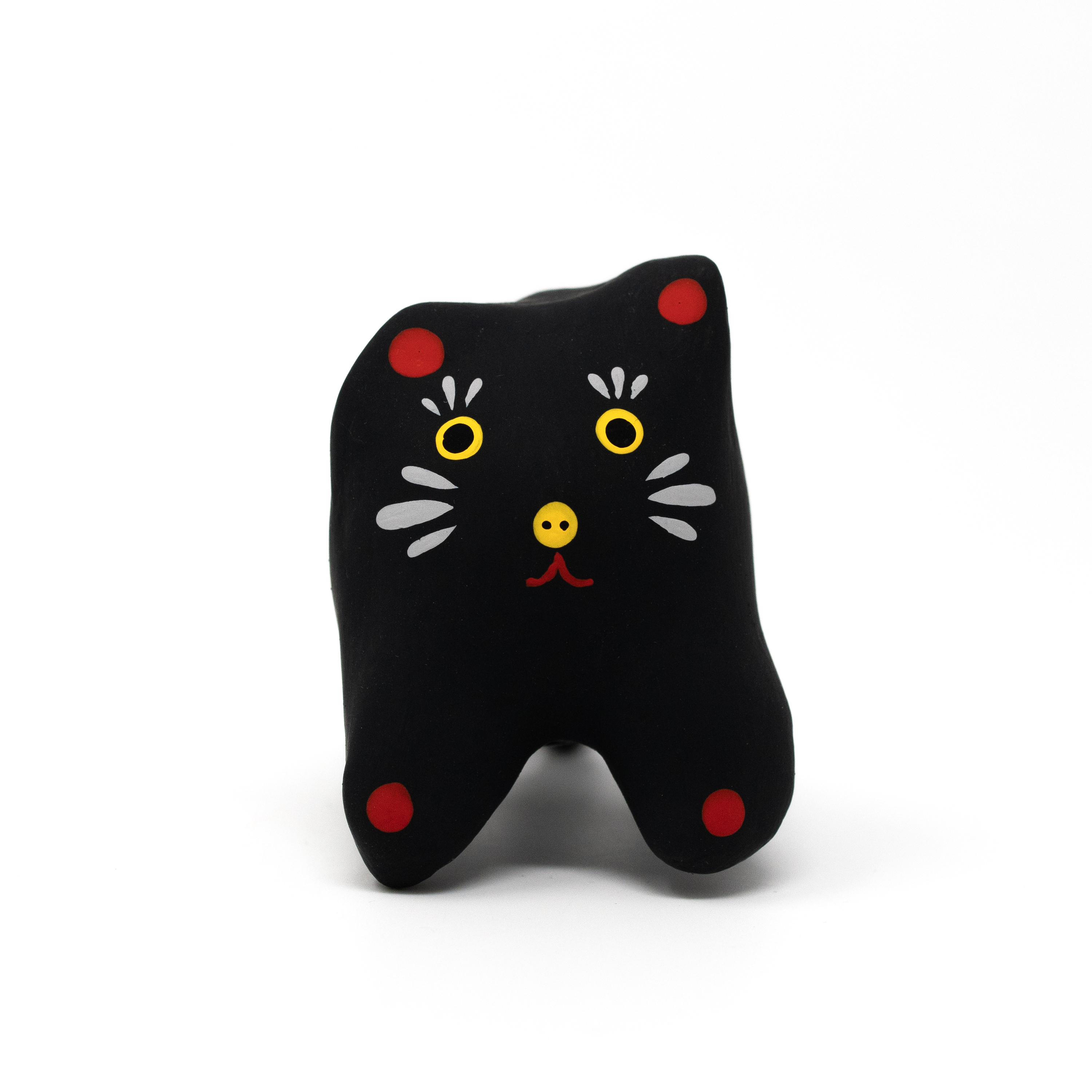 Image of Maneki Neko Hariko Ornament: Black