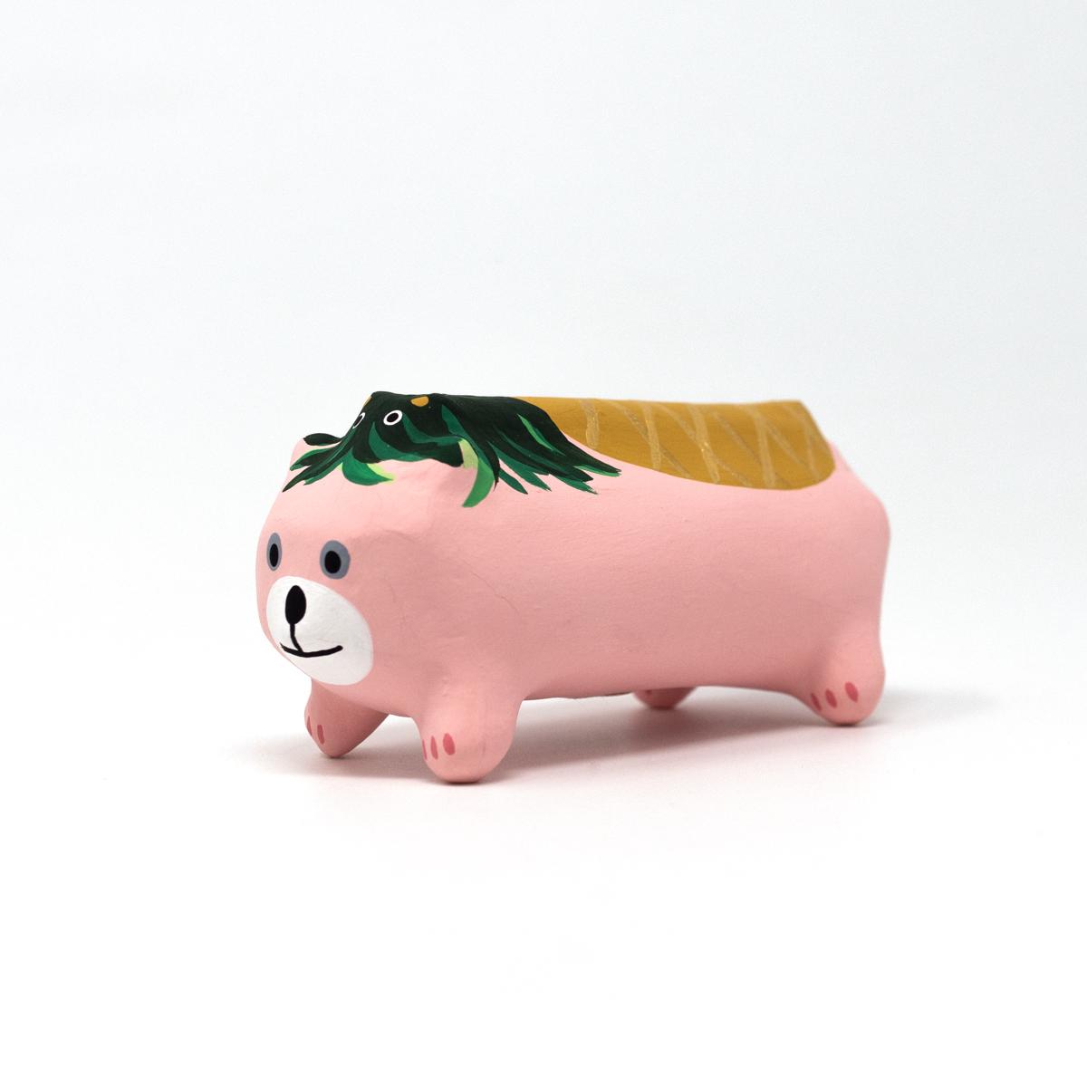 good job pineapple pink side angle