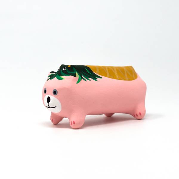 Image of Pineapple Dog Hariko Ornament