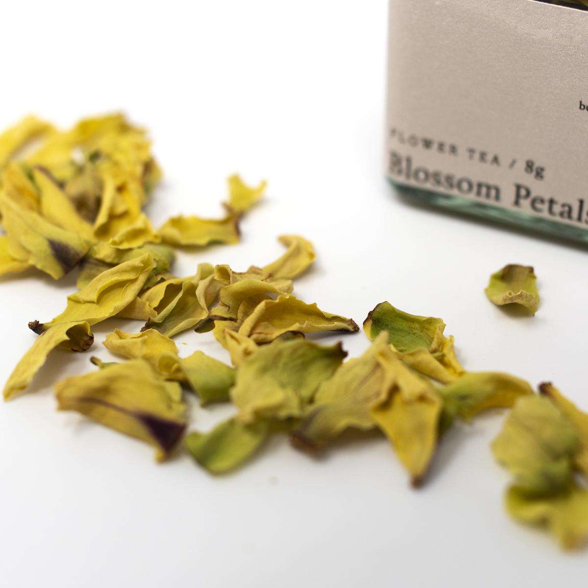 be oom blossom tea closeup jar
