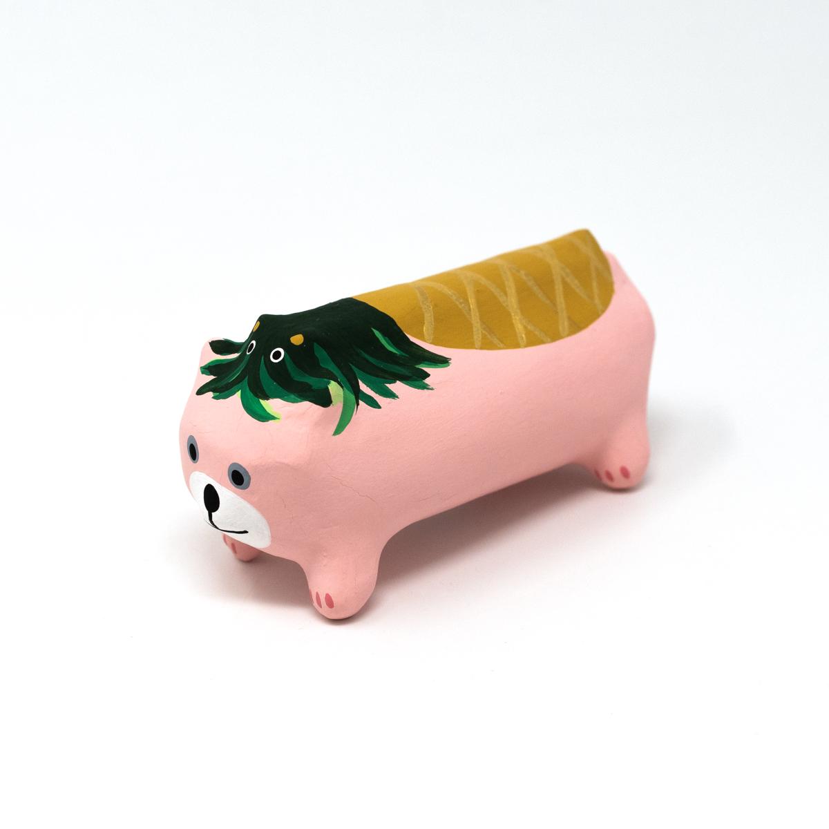 good job pineapple pink side top angle