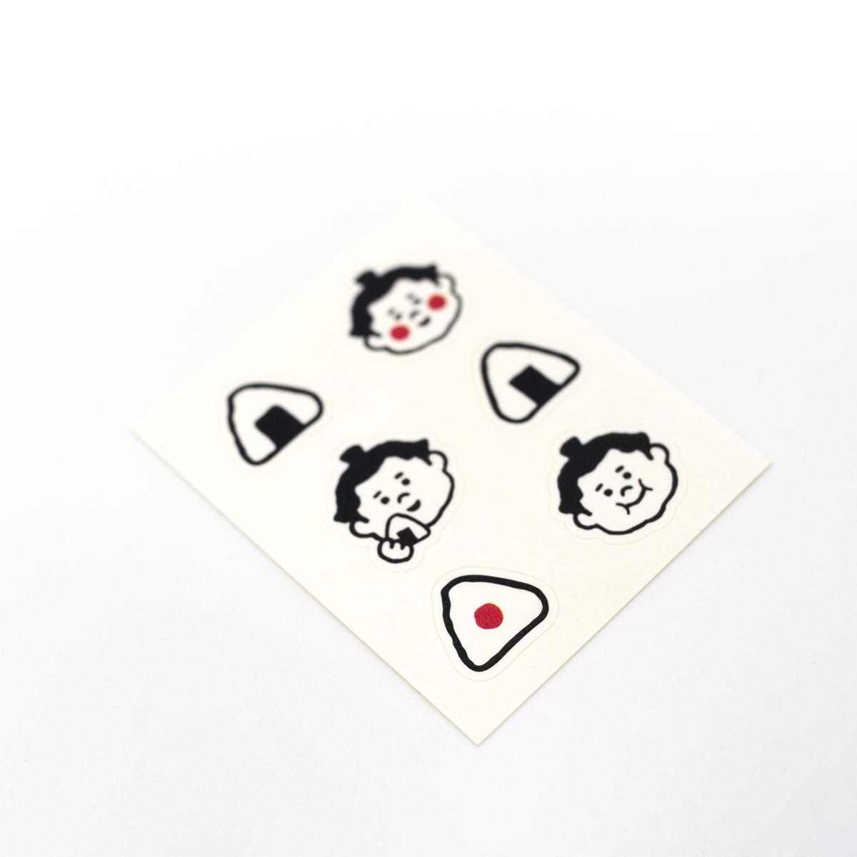 general sumo sushi set stickers