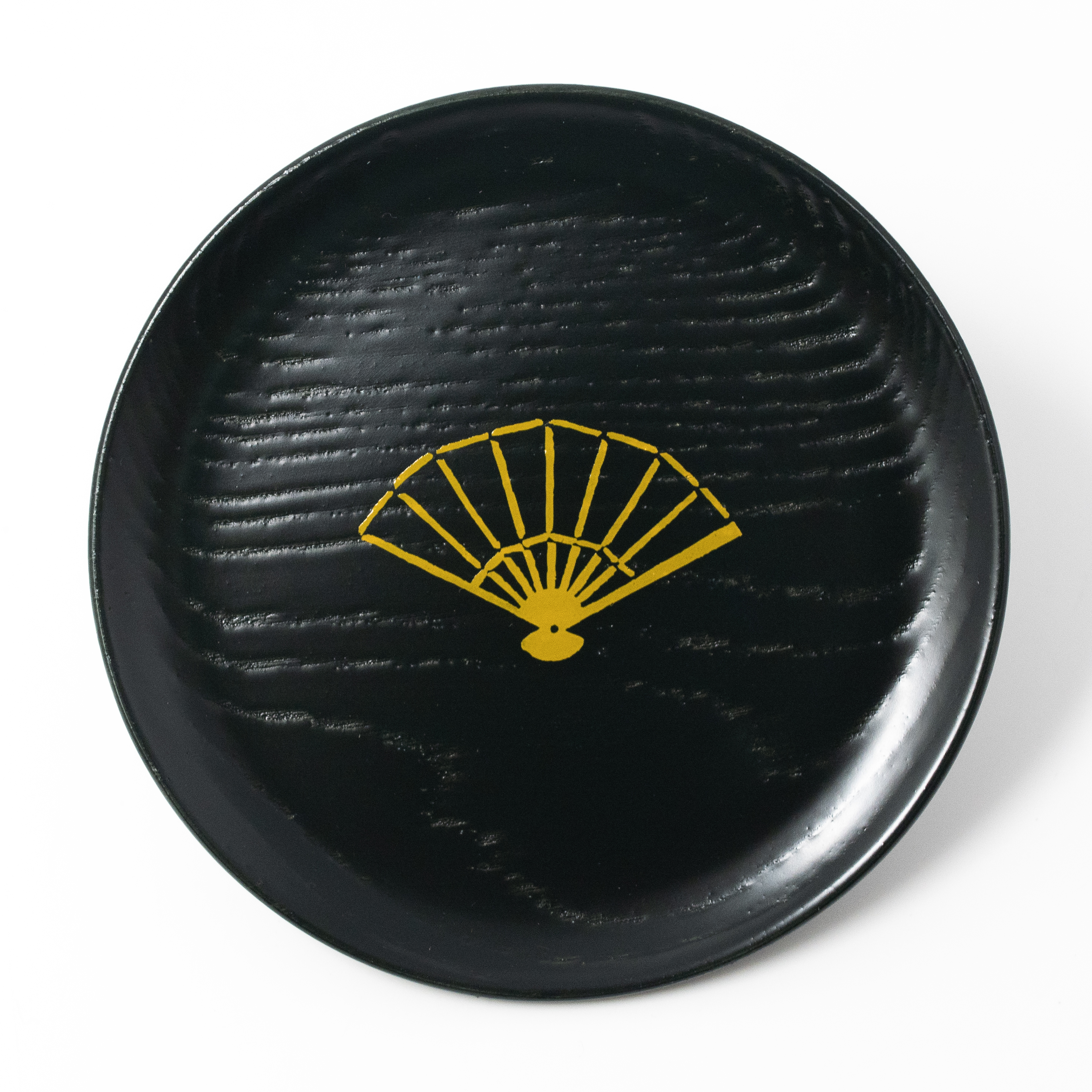 Image of Japanese Lacquerware Plate: Uchiwa