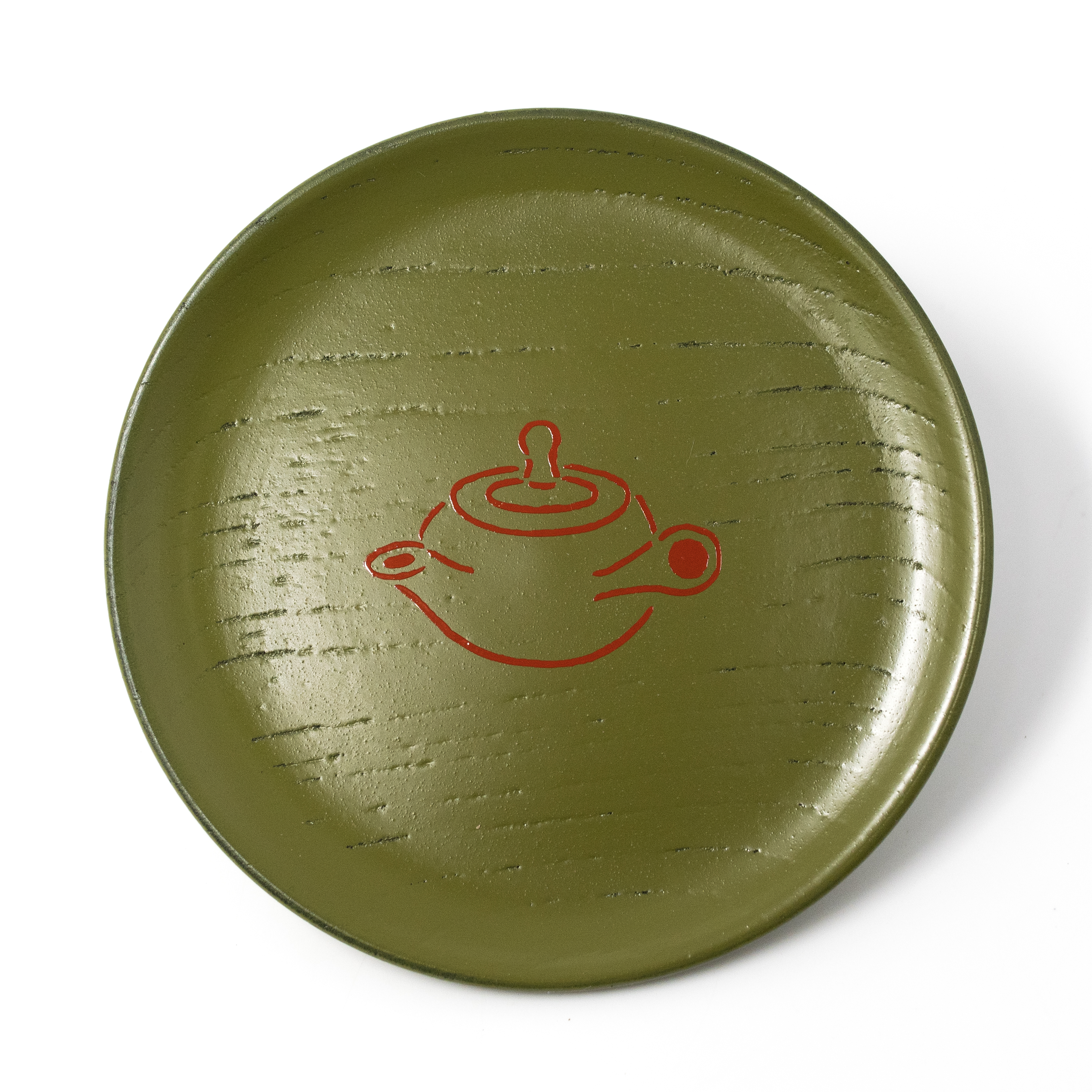 Image of Japanese Lacquerware Plate: Kyusu