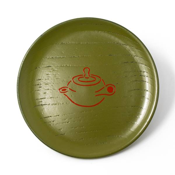 Image of Japanese Lacquerware Plate: Kyusu