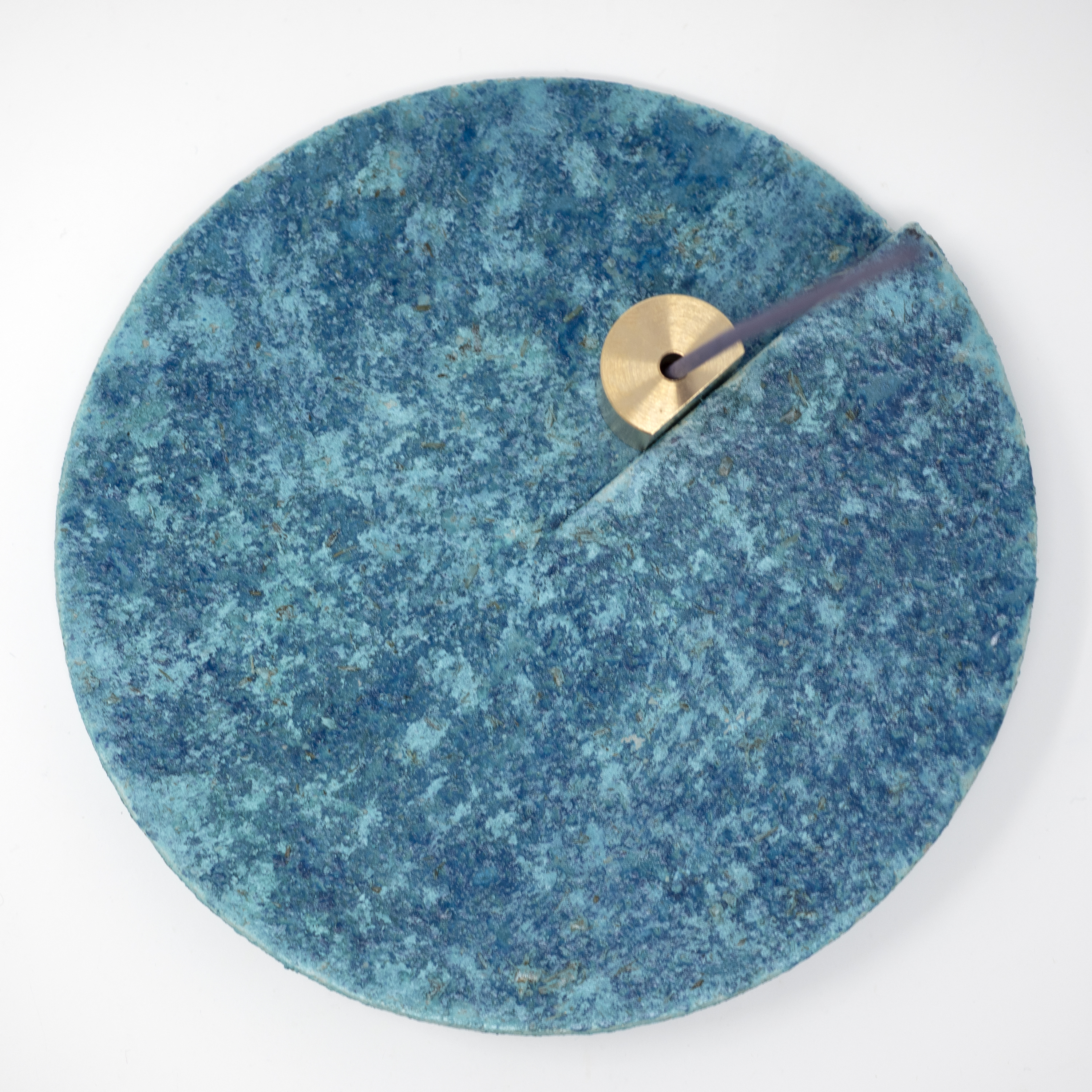 incense holder blue top