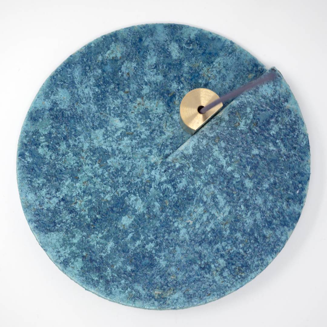 incense holder blue top