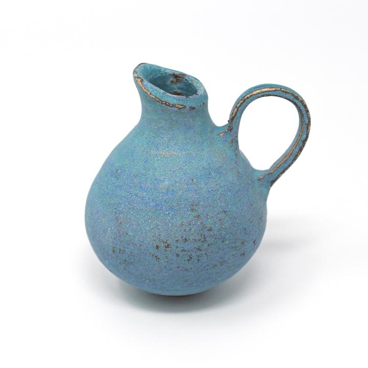 aya jug antique blue front angle