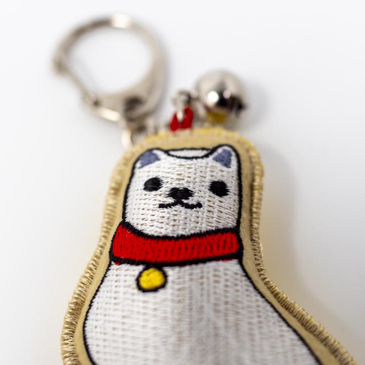 kyototo cat keyring closeup