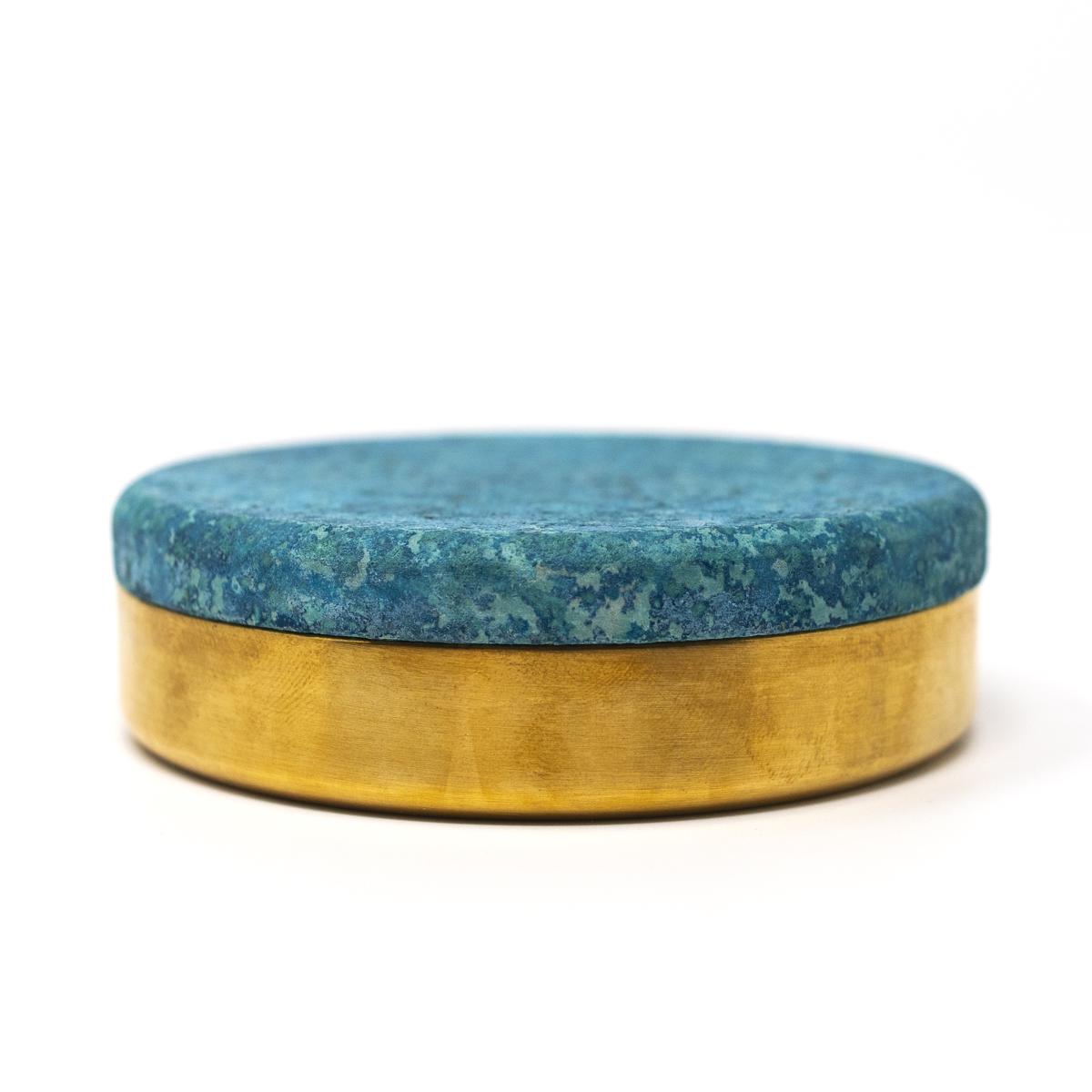yenchen yawen trinket box blue deep side