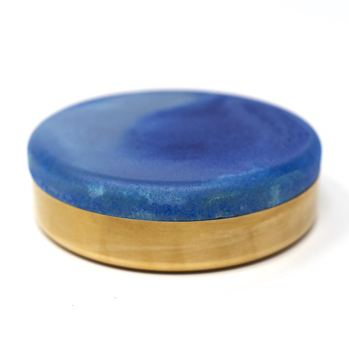 yenchen yawen trinket box blue side