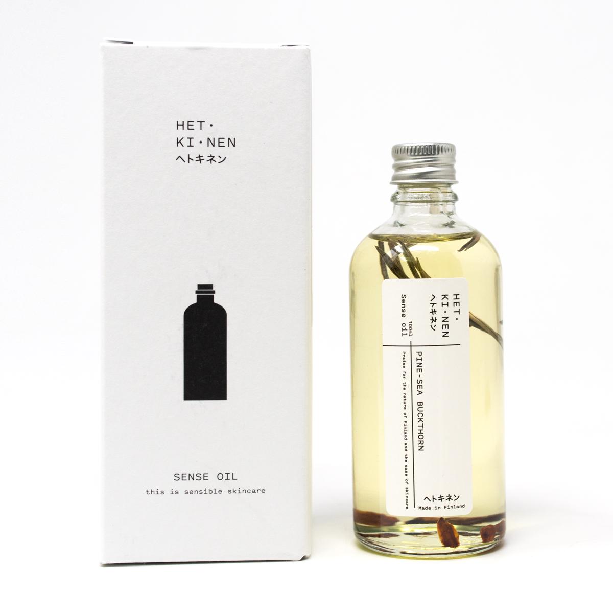 pine sea sense oil closeup box
