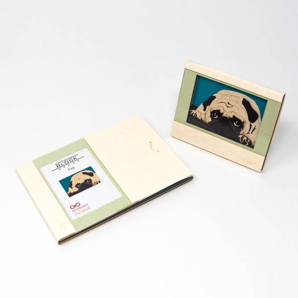 Image of 3D Japanese Notepad: Pug