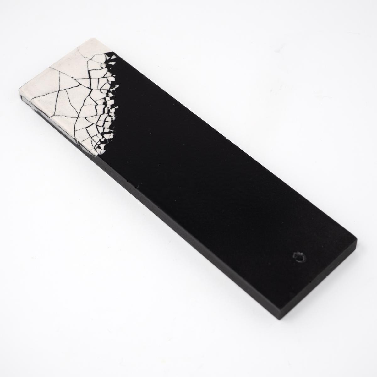 incense oblong holder black angle